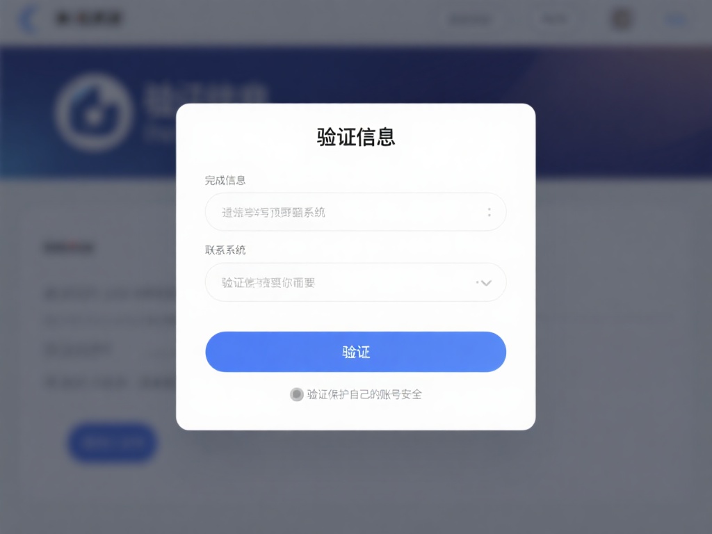 验证信息
完成信息填写后，系统会发送一条验证信息