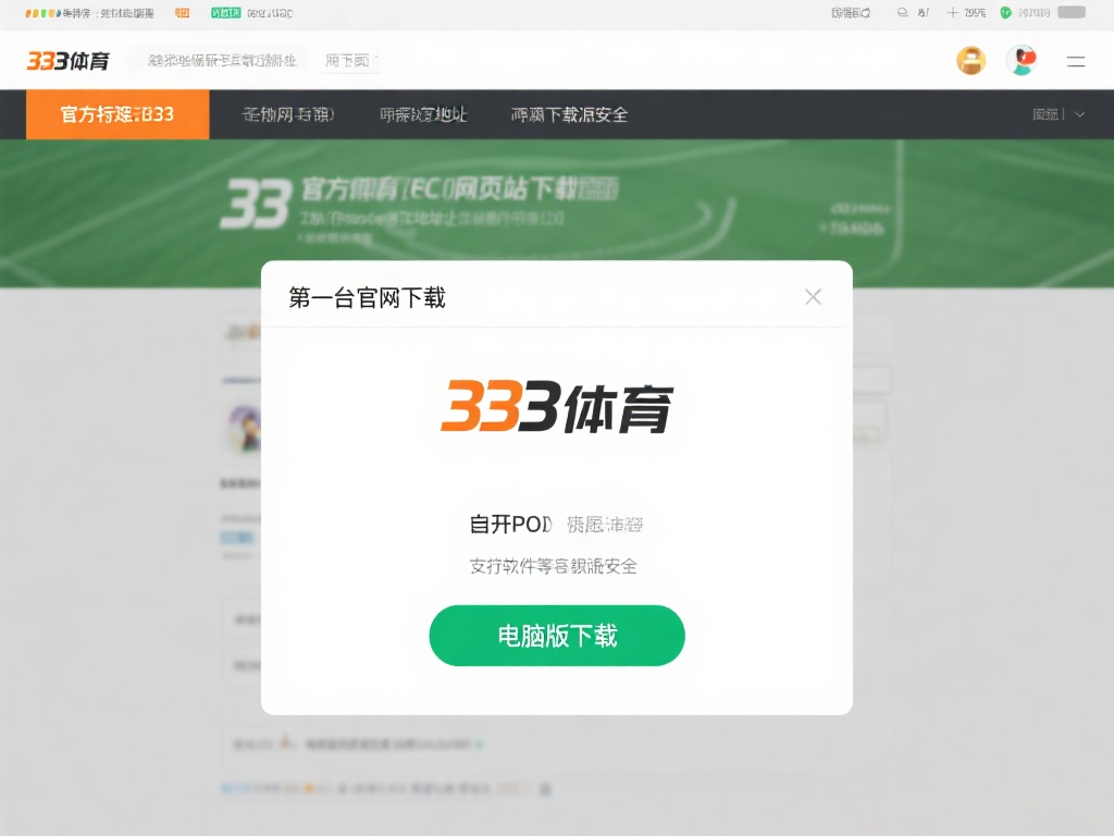 详细解析333体育电脑网页版安装与操作全流程 第一步:官网下载
打开您的浏览器,访问官方指定的